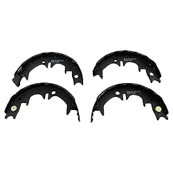 TRQ Rear E-Brake Parking Brake Shoe Kit Set for