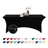 eccwai Spandex 6ft Waterproof Table Cover for