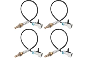 BELKEBIR Set of 4 Oxygen Sensor Upstream Downstream O2 Sensor Compatible with 2003-2005 Chevy Silverado Suburban Avalanche 1500 Tahoe, GMC Yukon Yukon XL Sierra 1500, Cadillac Escalade 5.3L V8 Replace 234-4668