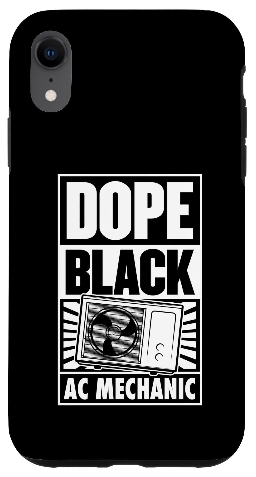 iPhone XR Dope Black AC Mechanic Proud Black AC Mechanic Case