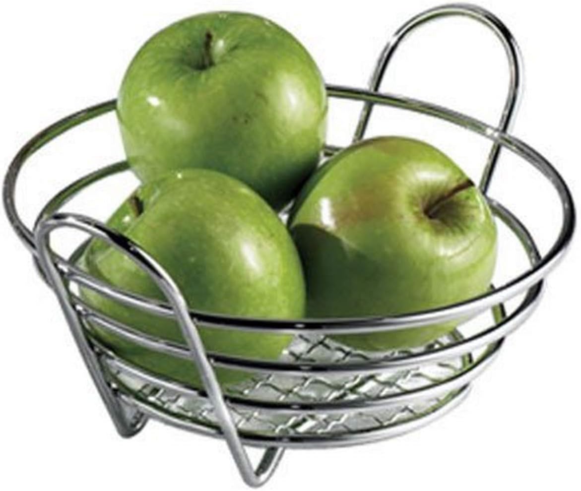 Tablecraft (H71758) 8" Round Chrome Serving Basket w
