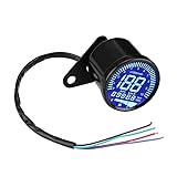 Digital Motorcycle Speedometer, Keenso 12V DC