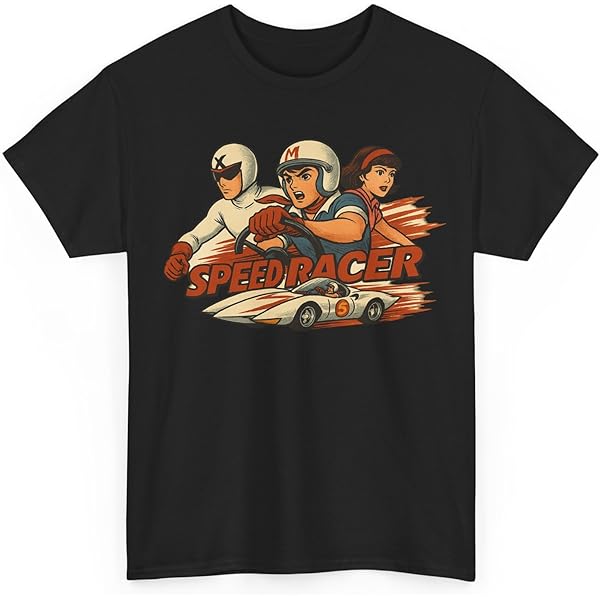 Speed Racer Cartoon T Shirt L White | Amazon.com