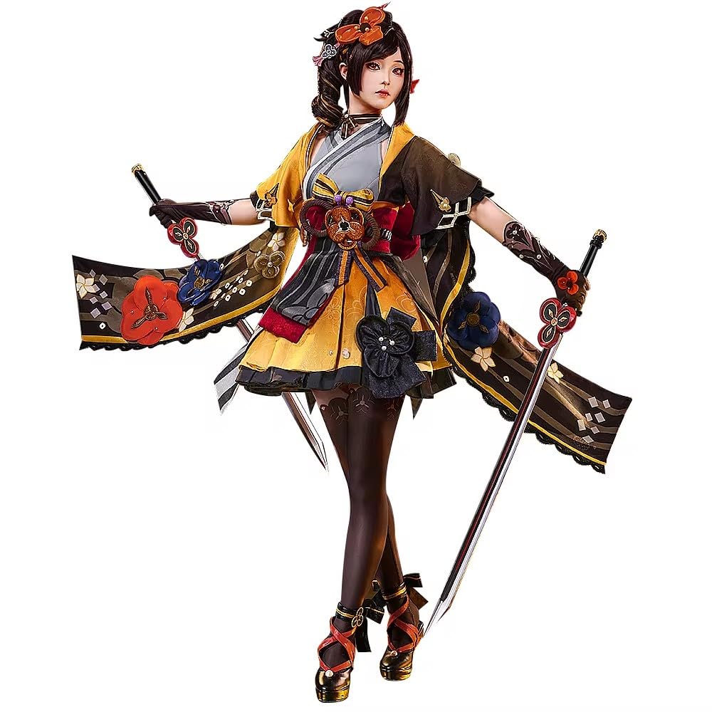 Photo 1 of KIRA KIRA Genshin Chiori Cosplay Costumes Doki SR Game Genshin Impact Chiori Cosplay Fontaine Costume for Halloween (XL)
