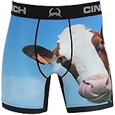 Cinch Men's 6 Inch Cow Boxer Brief Multi M