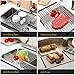 Bjone Roll Up Dish Drying Rack Over the Kitchen Sink, 304 Stainless Steel, 17.7