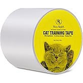 One Sight Anti Cat Scratch Tape, 4 inches x 30 Yards Transparent Clear Double Sided Cat Training Tape, Scratch Deterrent for Furniture, Couch Protector