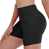 Matchstick 5" Workout Shorts Women High-Waisted Seamless for Gym Yoga Athletic Biker Shorts Women Tummy Control