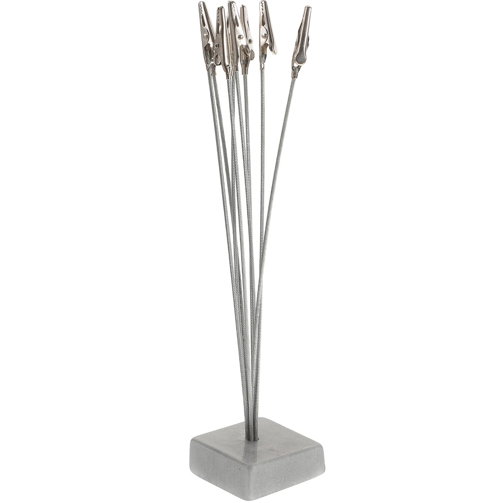 rosenice 8-Branch Tree Style Photo Holder with Metal Clips Silver Desktop Memo Note Clip Display for Home Cards Photos Christmas Wedding Birthday