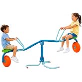TP Toys Spiro Spin Teeter Totter - Bounces and Spins 360 Degrees, Blue/Green