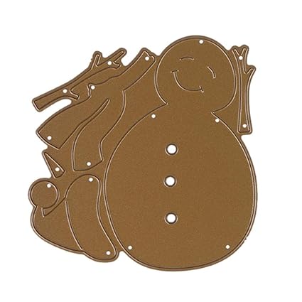 Rrimin Snowman Panel DIY Metal Stencil Scrapbook Craft Cutting Die