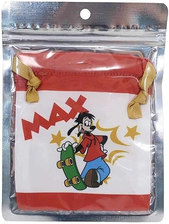 Amazon Max マックス 巾着袋 ミニ きんちゃくポーチ レッド ディズニー バッグ 財布 おもちゃ
