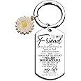 igvean True Friendship Gifts for Women Best Friend keychains Friend Gift for Her BFF Girls Besties Sister Birthday Gift for Friends Womens Stocking Stuffer Christmas