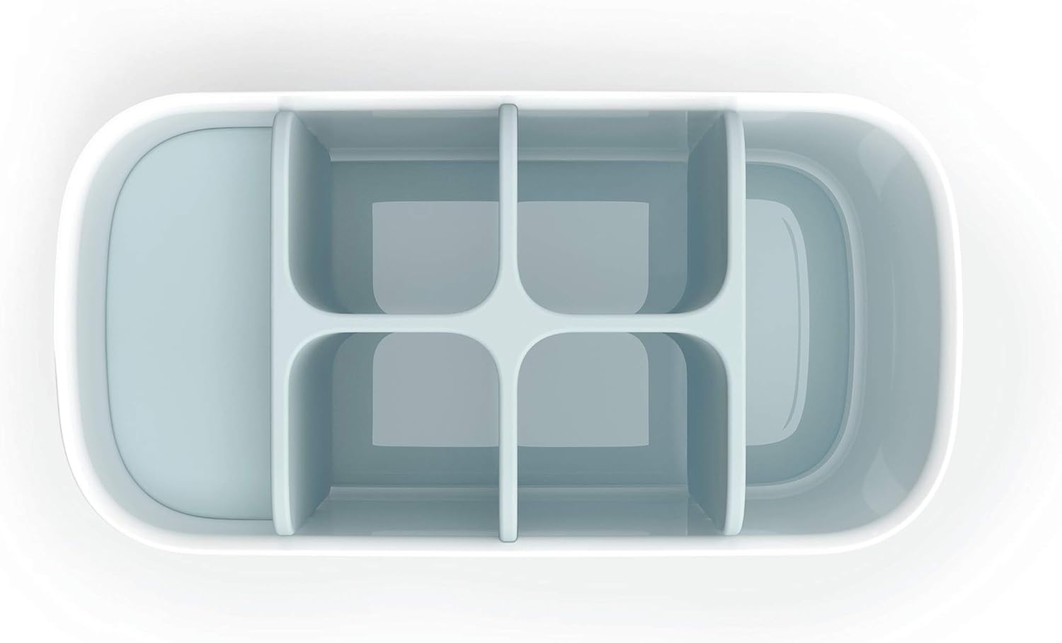 Joseph Joseph 70509 EasyStore Toothbrush Holder Bathroom Storage Organizer Caddy, Small, Gray: Kitchen & Dining