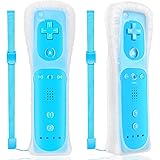 Gusnilo Controller Replacement for Wii Remote Controller, Replaceable Game Controller Compatible with Wii and Wii U, with Sil