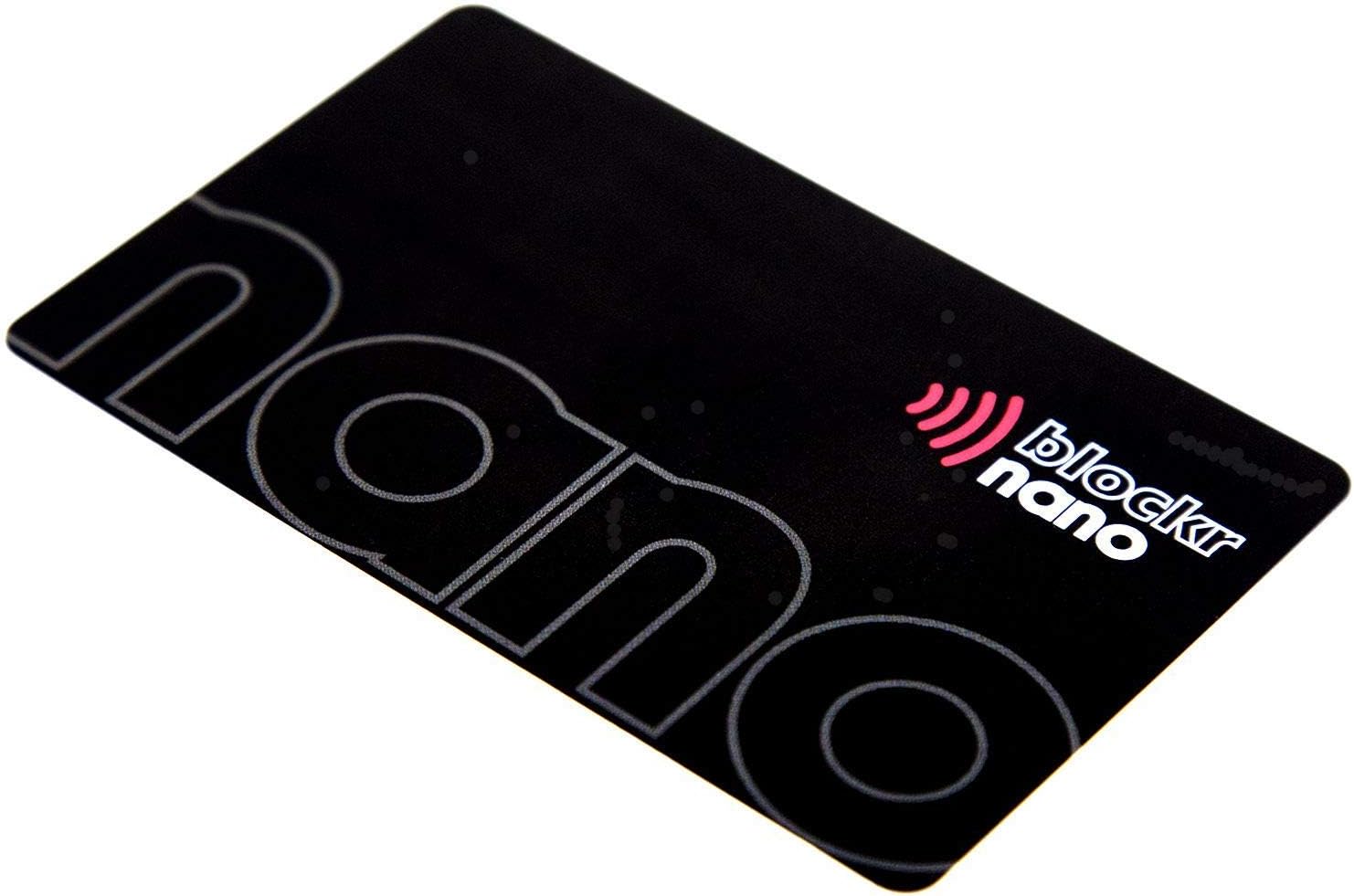 RFID Blocking Card by Blockr Nano UK's thinnest and Strongest 1 pack