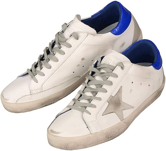 Amazon ゴールデングース Golden Goose Sneakers Superstar G33ms590 スニーカー メンズ 並行輸入品 43 ホワイト ブルー シューズ バッグ