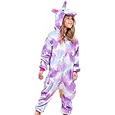 CHETOSHO Girls Unicorn Onesie Hooded Animal Costume for Girls