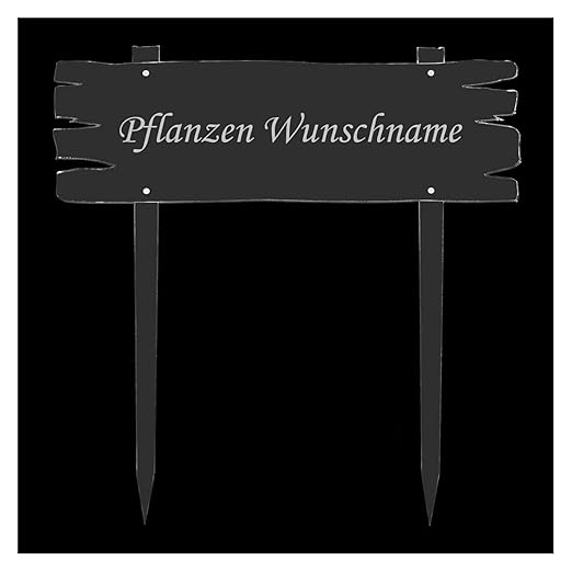 Acrílico cristal - Etiquetas para plantas (Tabla de madera xxl ...