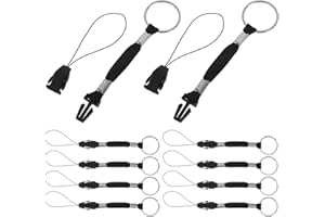 COHEALI 10pcs Nylon Detachable Lanyards with Easy-to-open Ring for Small Electronic Devices and Cameras,