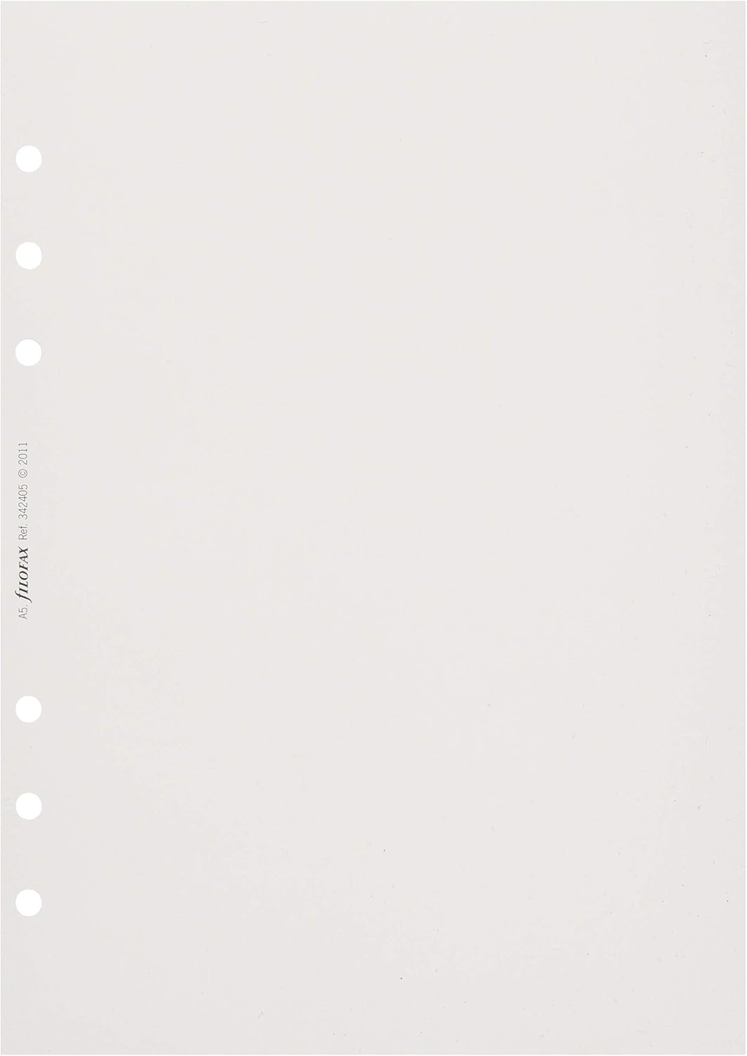 Filofax A5 White Plain Notepaper - Image 3