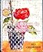 Monthly Bill Paying Organizing Organizer Budget Book with Pockets - Roses