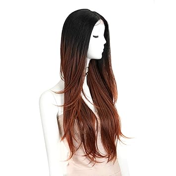 Amazon Com Noble Long Lace Front Wigs 31inches Natural Straight
