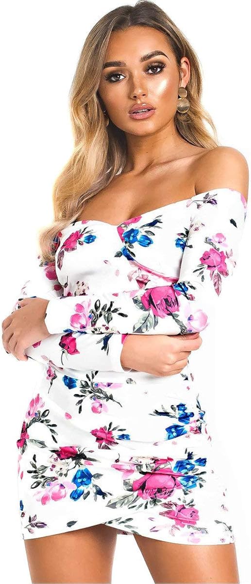 gathered bodycon dress