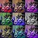 10 PODS Motorcycle LED Accent Glow Neon Light – Multi-Color Ground Effect Atmosphere Lights with Wireless Remote Controller for Harley Honda Kawasaki Suzuki Ducati Polaris KTM BMW (10 PODs-60 LEDs)thumb 3