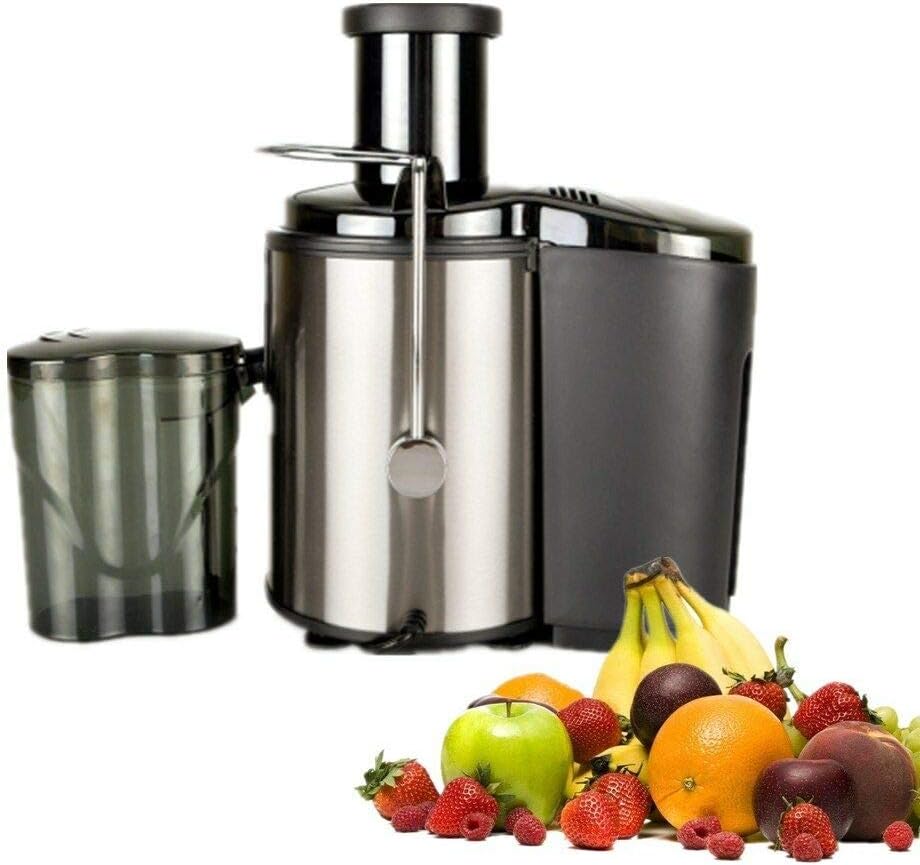 ARB Market 800W Electric Juicer Fruit Vegetable Blender Juice Extractor Citrus Machine, Juicer For Fruits And Vegetables, Centrifugal Juicer With Juice Cup, Easy To Clean, Dishwasher Safe (Black)