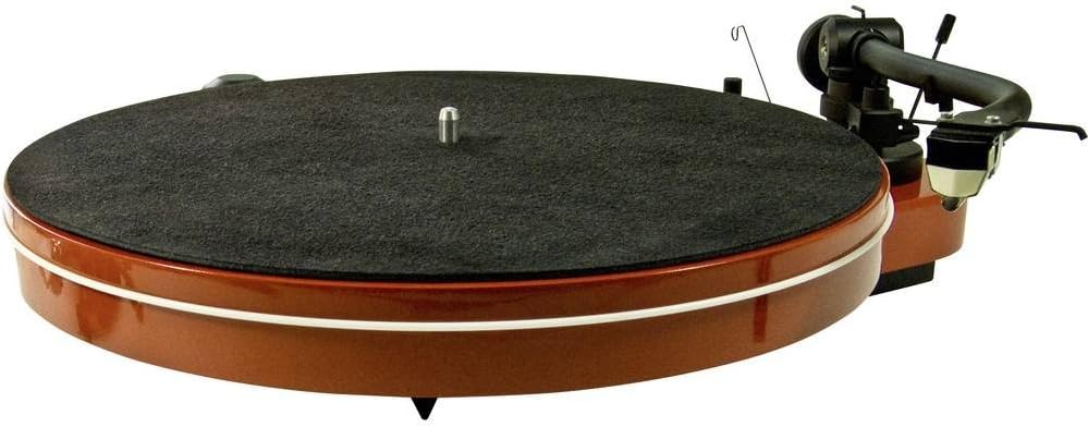 Leather Mat for Analogue Turntable Mat Six Black