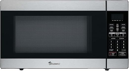 Amazon Com 1 100 Watt Microwave In Stainless Steel Countertop