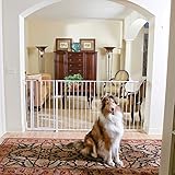 Carlson Maxi Extra Tall Walk-Thru Pet Gate in White
