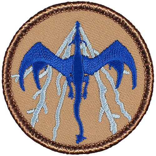 Blue Lightning Dragon Patrol Patch - 2