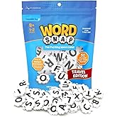 Word Strategy Game Travel Edition, Word Puzzle for Adults, Family, and Kids, Fun Game for Ages 8+, Travel Size, 1-2 Players