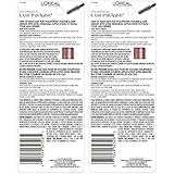 L'Oreal Paris Cosmetics Voluminous Lash Paradise Washable Mascara, Blackest Black, 2 Count