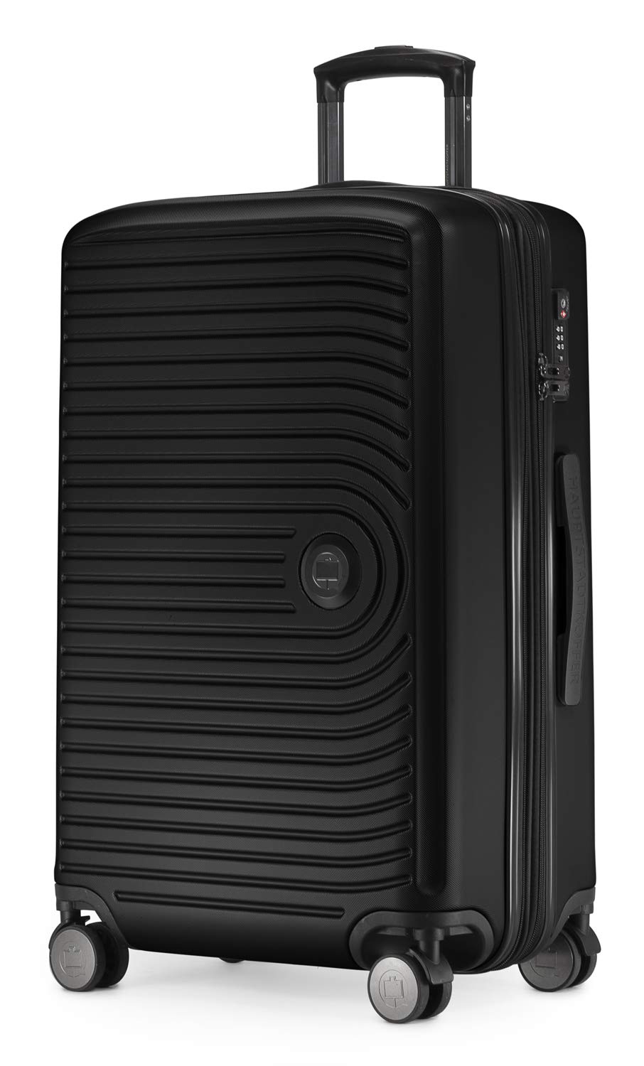 Hauptstadtkoffer Mitte - Medium-Sized Hard-Shell Suitcase, TSA, 4 Wheels, Check-in Luggage with 8 cm Volume Expansion, 68 cm, 88 L, Black