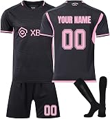 Personalised Football Kits for Kids Adults Name Number Shirt Shorts Socks Set view 7
