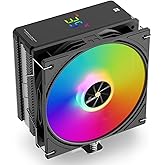 Thermalright Assassin X 120R Digital ARGB Black CPU Cooler, 120mm PWM Quiet CPU Fan, AGHP 4th Technology, Support Intel lga17
