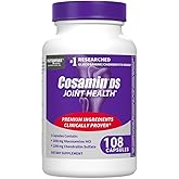Nutramax Laboratories Cosamin® DS Joint Health Supplement with Glucosamine & Chondroitin for Adult Men & Women, Joint Supplement, 108 Capsules