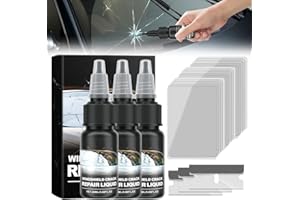 EPJJi Car Windshield Repair Kit, 2024 New Car Window Cracks Glass Repair Fluid for Chips and Cracks, Multifunctional Crack Repair Fluid Automotive Windscreen Tool for Car (2)