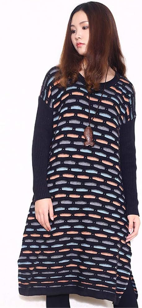 plus size knitted jumper dress