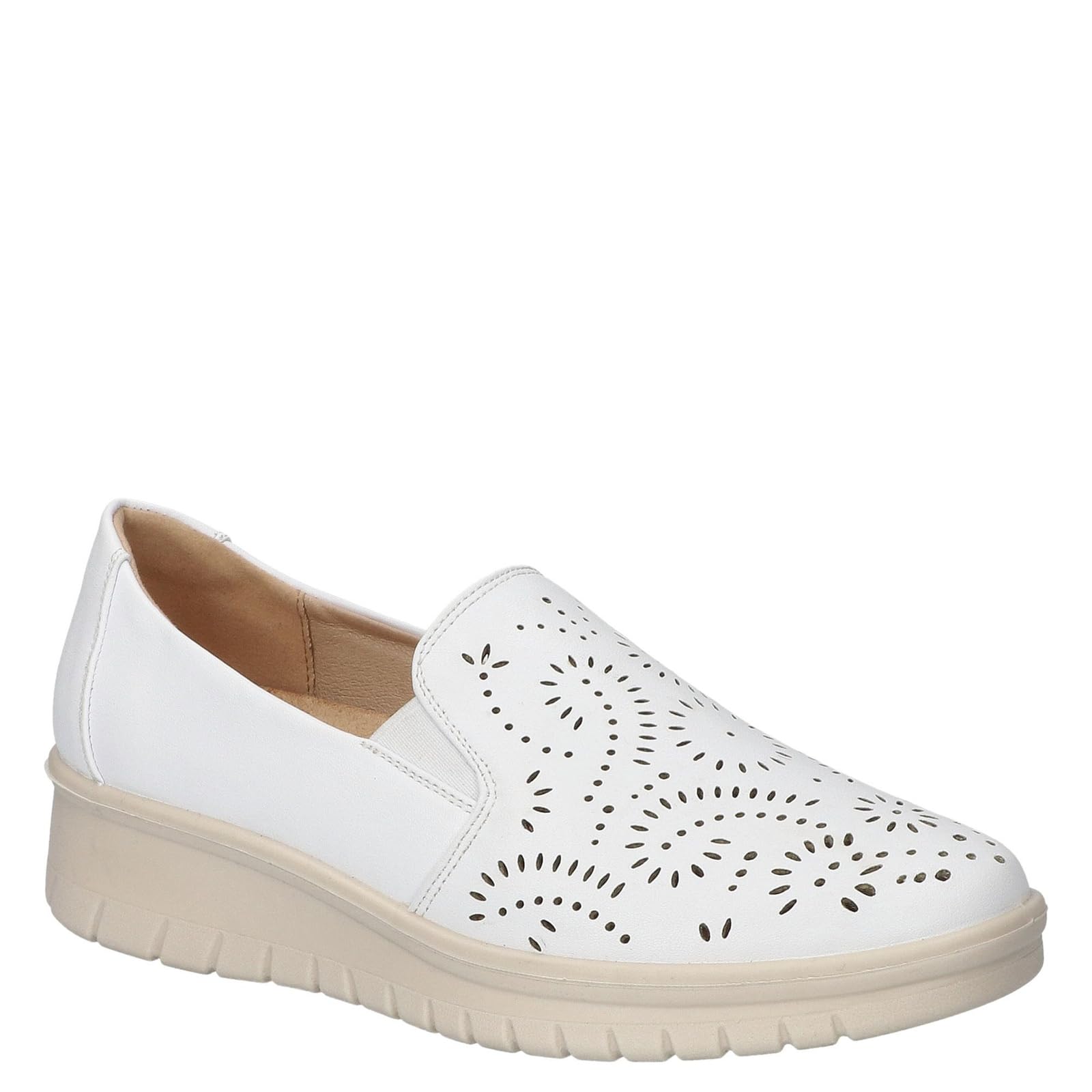 Easy Street Women’s Ying Sneaker, White, 5