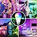 NOVOSTELLA Smart WiFi LED Light Bulb, RGBCW Color Changing Bulb, 10W Dimmable Multicolored Lights, No Hub Required, Compatible with Alexa Google Assistant IFTTT