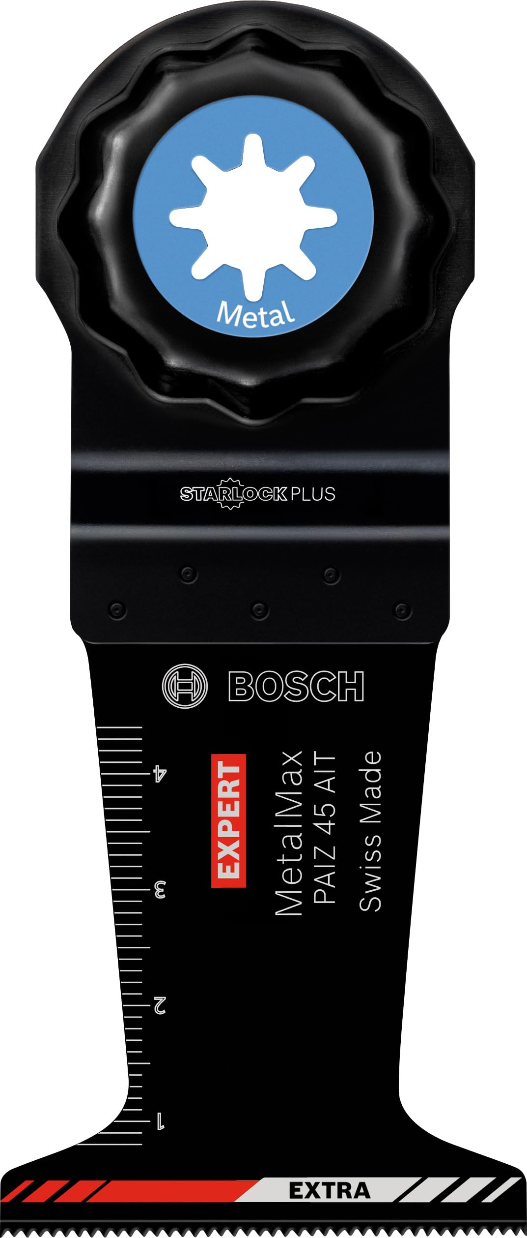 Bosch 1x EXPERT MetalMax PAIZ 45 AIT Plunge Cut Blades (for Steel, Stainless steel, Width 45 mm, Professional Accessory Multitool)