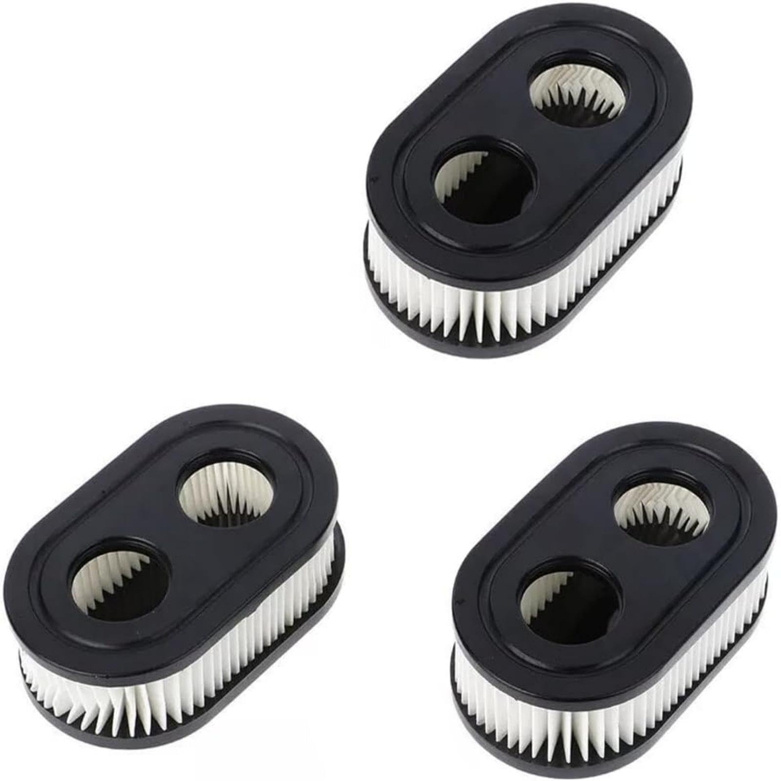 LbsAMP 3Pcs Air Filter for Briggs & Stratton 798452 and 5432 Engine Parts 550E 550EX Eco-Plus 575EX Series Air Filter for 593260 Walk-Behind Lawn Mower Replaces 798339 093000 09P0000 Engine 432K