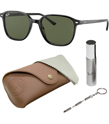 Amazon.com: Ray-Ban 0RB219313817151 Leonard Striped Gray Gradient