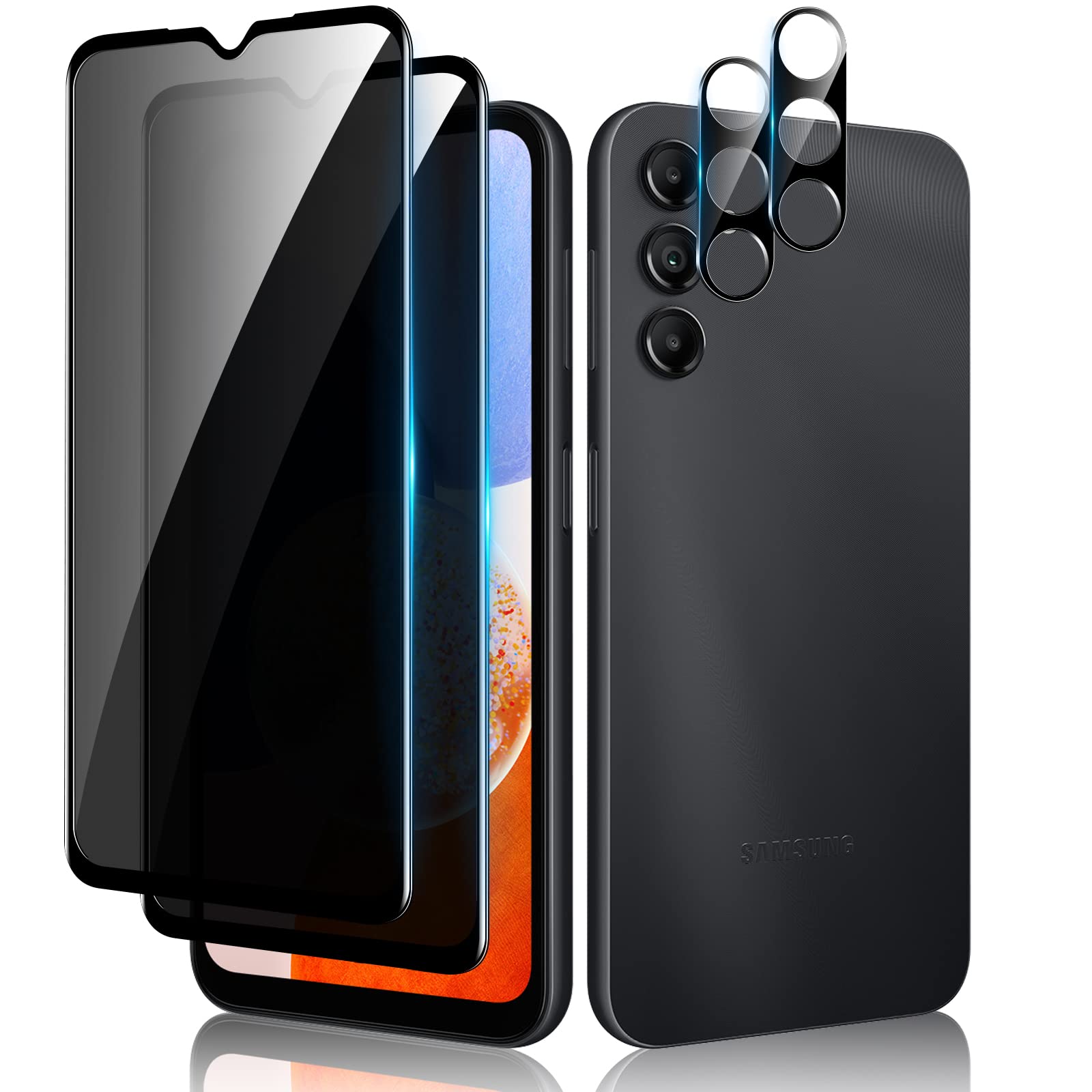 [2+2 Pack] Privacy Screen Protector for Samsung