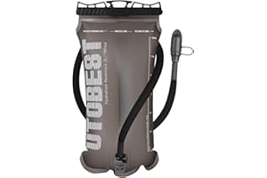 UTOBEST Hydration Bladder,TPU Water Bladder,Water Bladder for Hiking Backpack,BPA Free,Wide Opening,Leak-Proof,Water Reservoir for Hiking Cycling Camping Running
