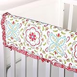 Mila Floral Crib Rail Guard by The Peanut Shell